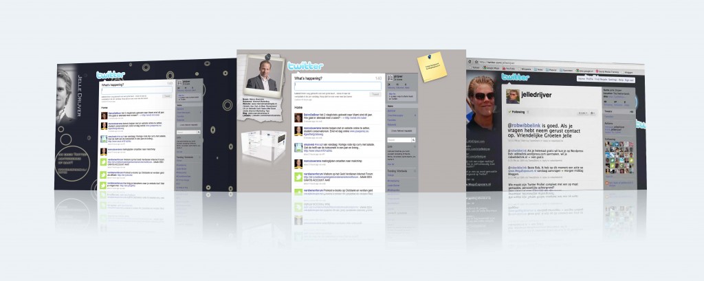Twitter achtergronden designed by MegaExposure.nl