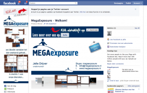 Nieuwe indeling facebook -  new layout facebook fanpage