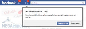 stap 1 van 4 nieuwe functionaliteiten op facebook fanpage