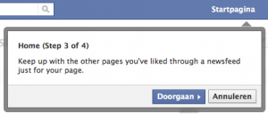 stap 3 van 4 nieuwe functionaliteiten op facebook fanpage