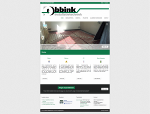 Nieuwe website Obbink Installatietechniek 