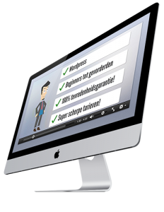 iMac met goedkope animatie video