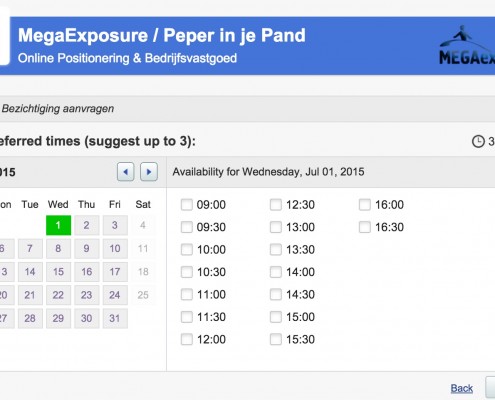 Afspraken_inplannen_tool_-_MegaExposure_beschikbaarheid_2