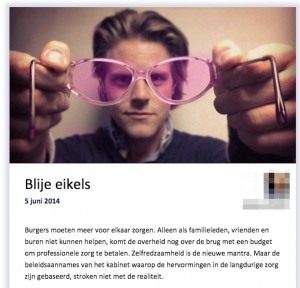 Blije eikels op site