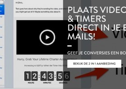 Plaats bewegende videos en timers in de emails die je stuurt